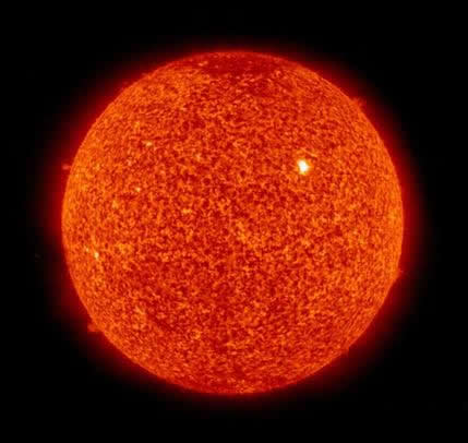 Sun spot from NASA's Solar and Heliospheric Observatory (SOHO)