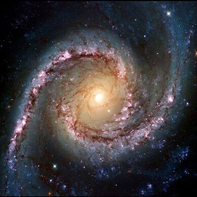 Bela galáxia a 40 milhões de anos-luz de distância na constelação de Dorado.