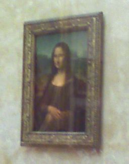 La Gioconda di Leonardo Da Vinci al Museo del Louvre.
