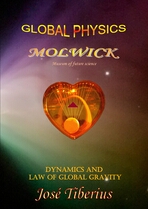 Cover of the book Dynamics and Global Gravity. Boomerang Nebula with red heart.